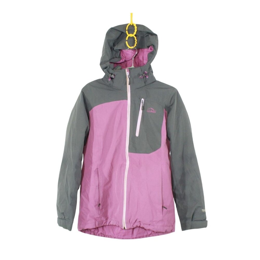 LL Bean Wildcat 3 in 1 Jacket Lavender Ice Shell Only Rain Jacket Size Small